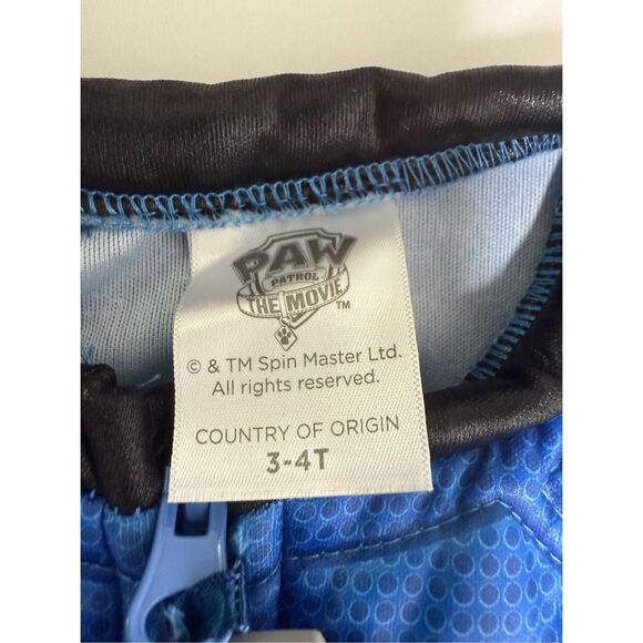 Paw Patrol Costume Chase 3t-4t Nickelodeon Police Dog Pup Halloween No Cap Notes - Picture 7 of 14